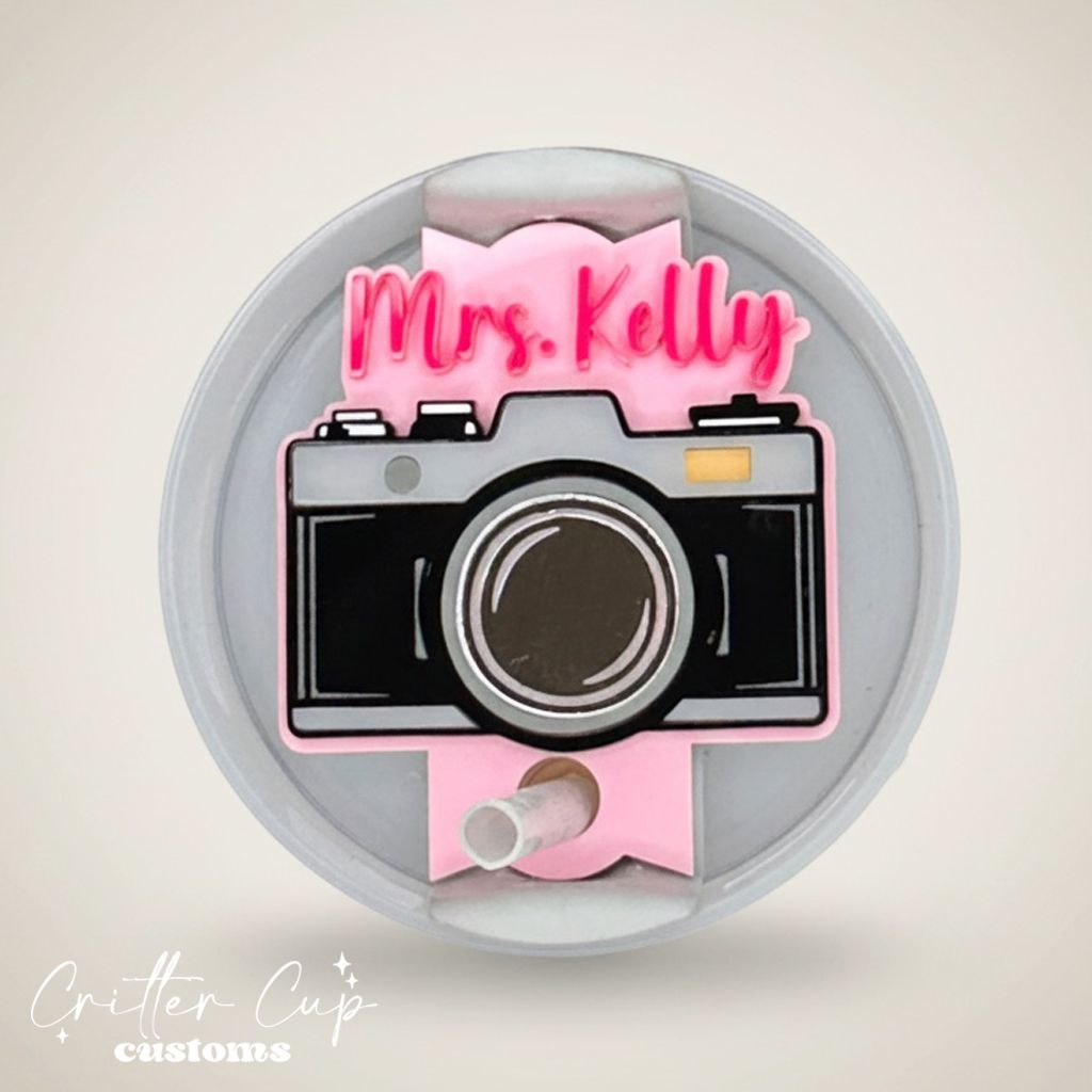 Personalized Photography Stanley Name Plate, Photographer Stanley Topper