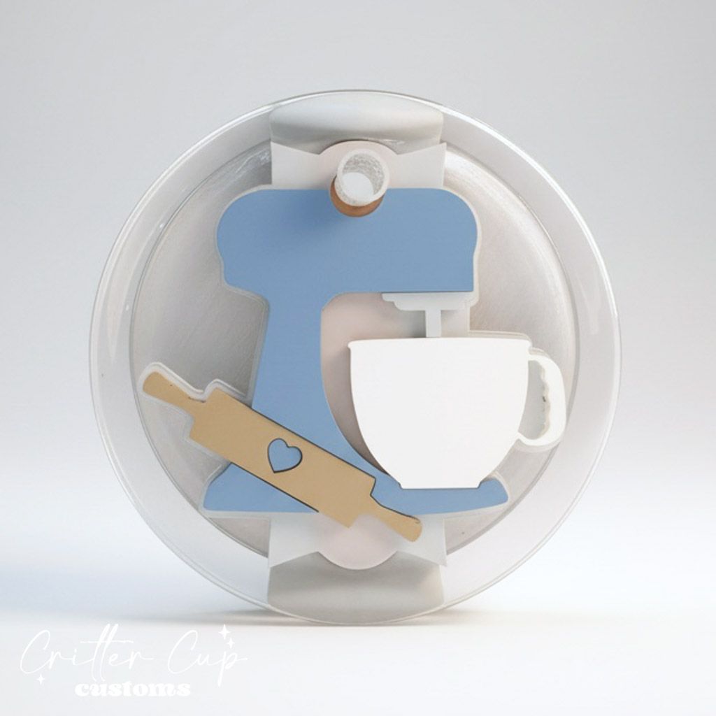 Personalized Stand Mixer Stanley Name Plate, Baker Stanley Topper