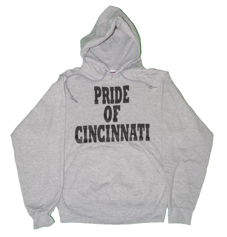 Grey Hooded Sweatshirt-Small only- 25% off