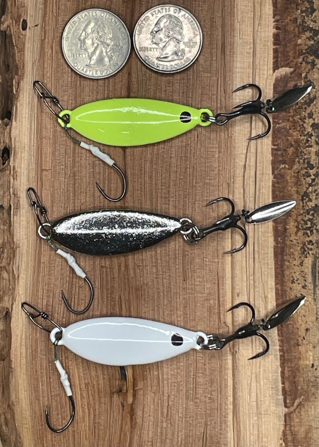 D1. BLADED HAZY EYE SLAB WITH STINGER HOOK - 3/4 Ounce
