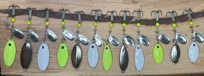 0. WHITE TORNADO Blade Bait