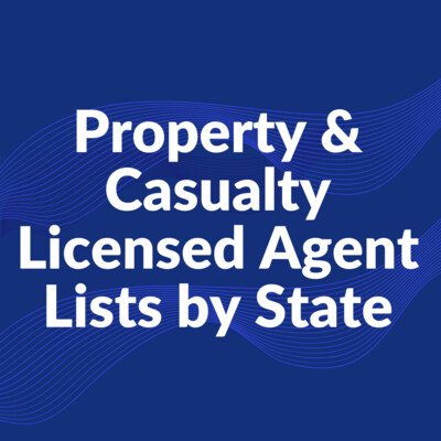 Property & Casualty Insurance Agent Lists