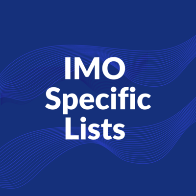 IMO Specific Lists