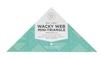 MSQC Mini Periwinkle Triangle Paper Refills