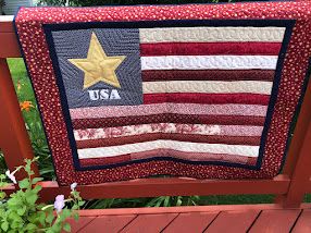 I Love America Flag Quilt PDF