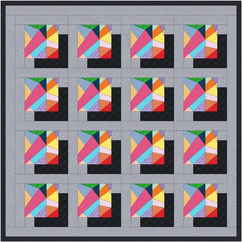 Floating Crumbs Quilt PDF Pattern