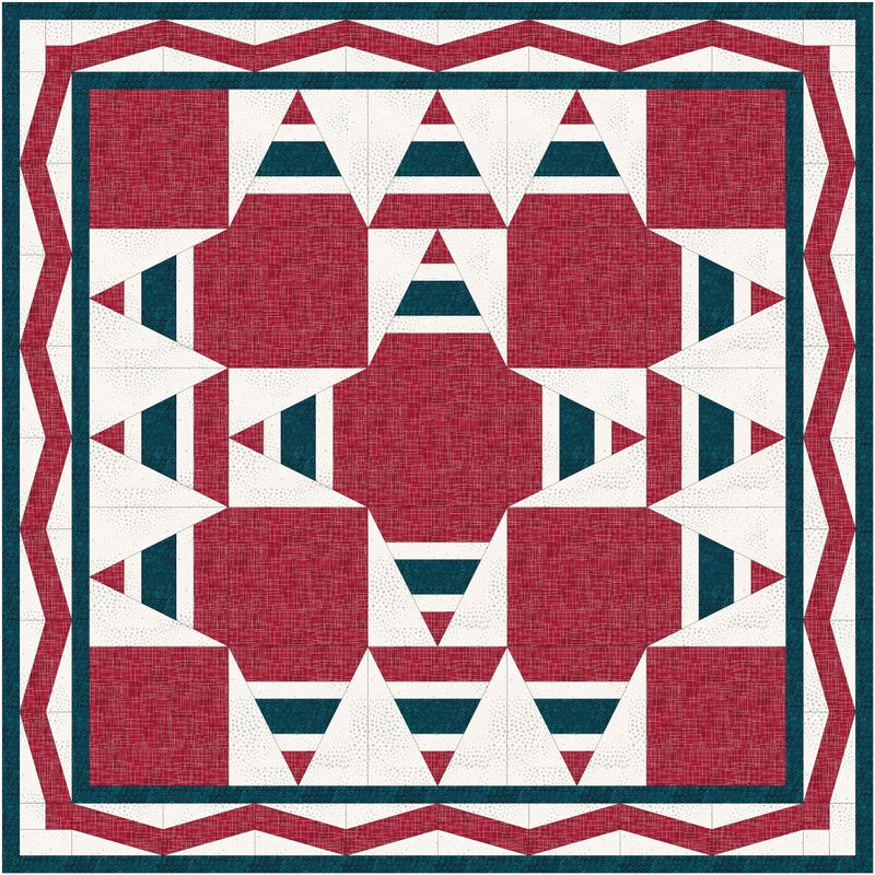 Striped Glory Wall & Large Size Quilt Patterns