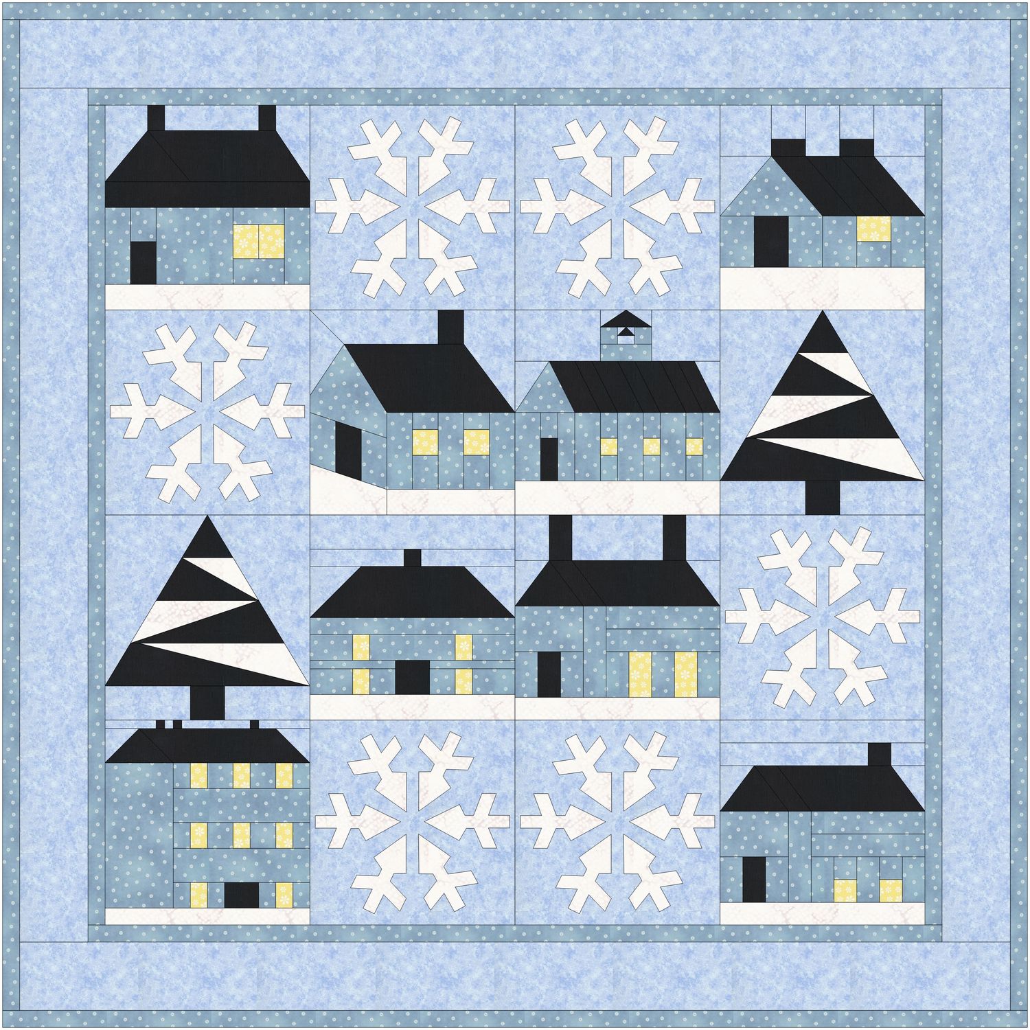 Snow Village 5-Part Series Sew-Along Course