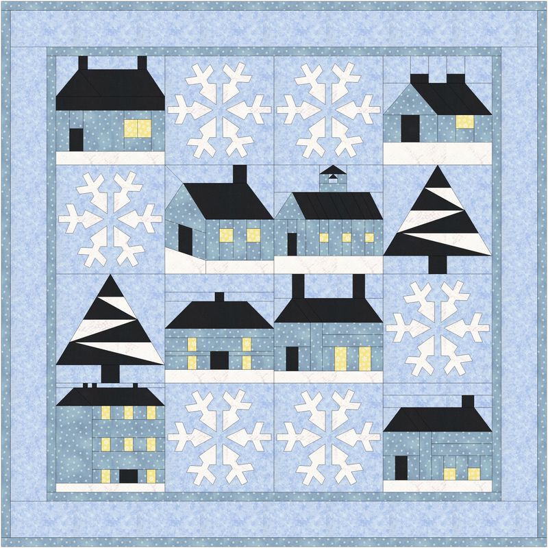 Snow Village 5-Part Series Sew-Along Course