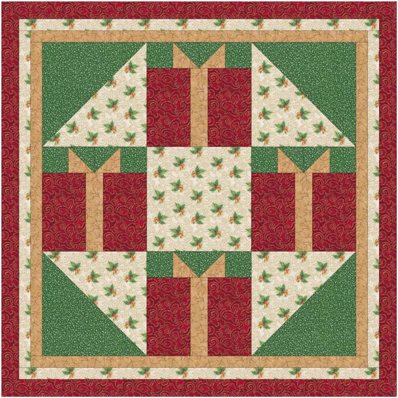 Christmas Gift Wall Quilt - PDF