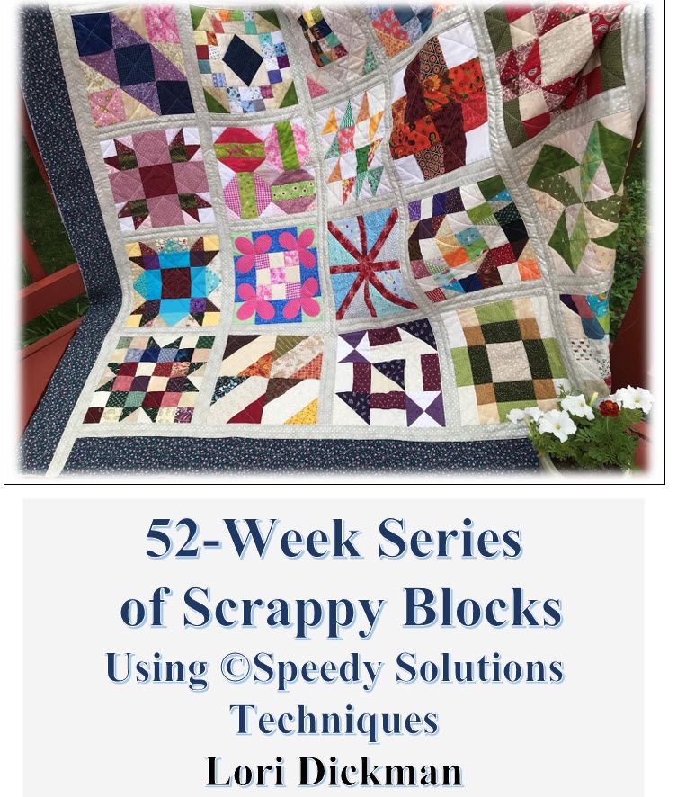 52-Week Series of Scrappy Block Patterns, Quilt Ideas & QAYG Technique - PDF