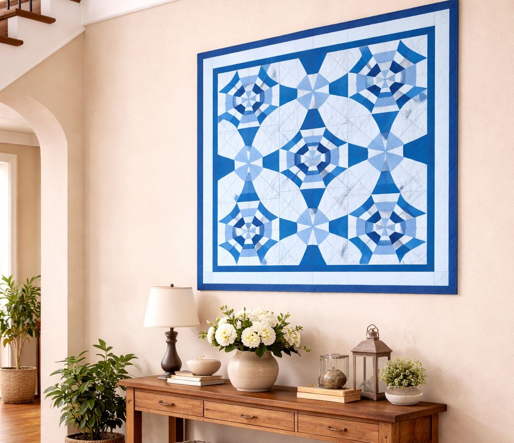 Circles of Kaleidoscopes Wall Quilt