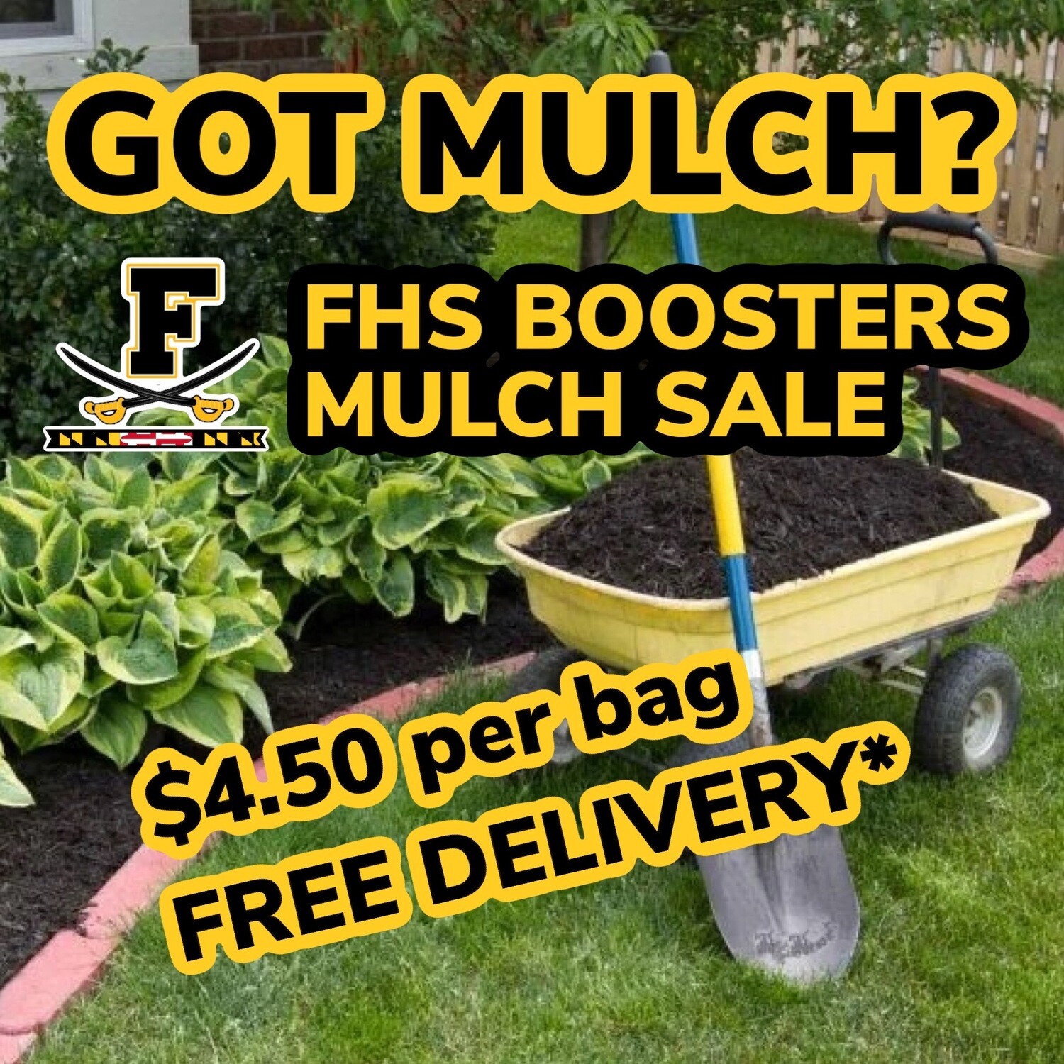 2-cubic foot bags double-shredded hardwood mulch.