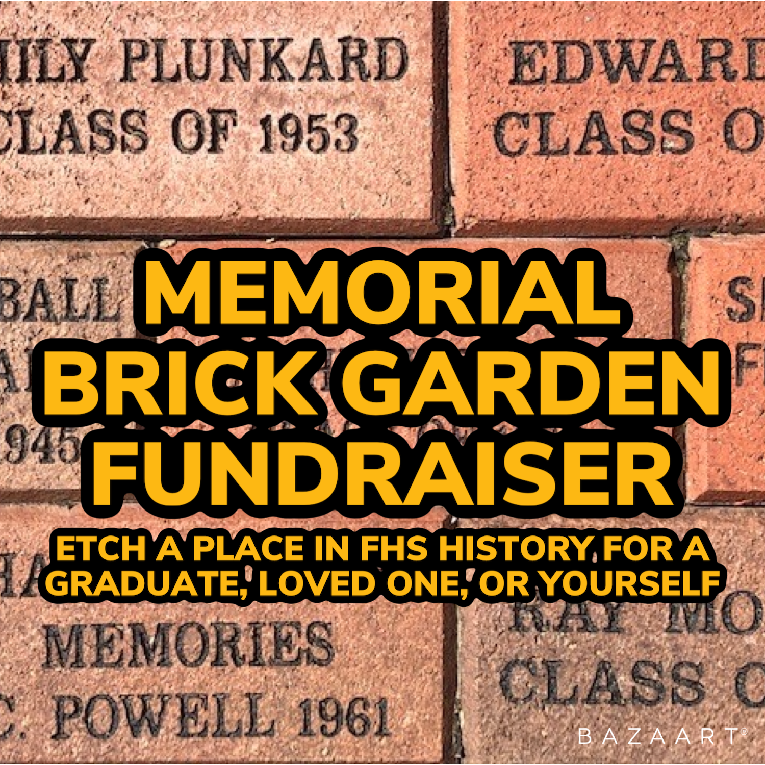 Commemorative/Memorial Brick Garden Bricks