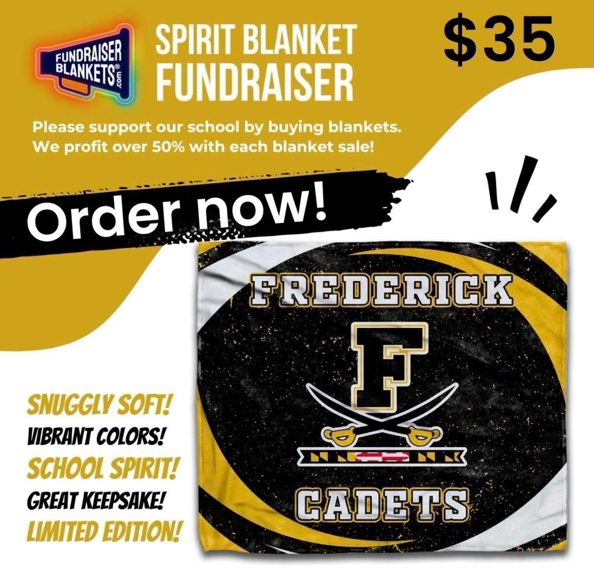 Frederick Cadet Spirit Blanket Fundraiser