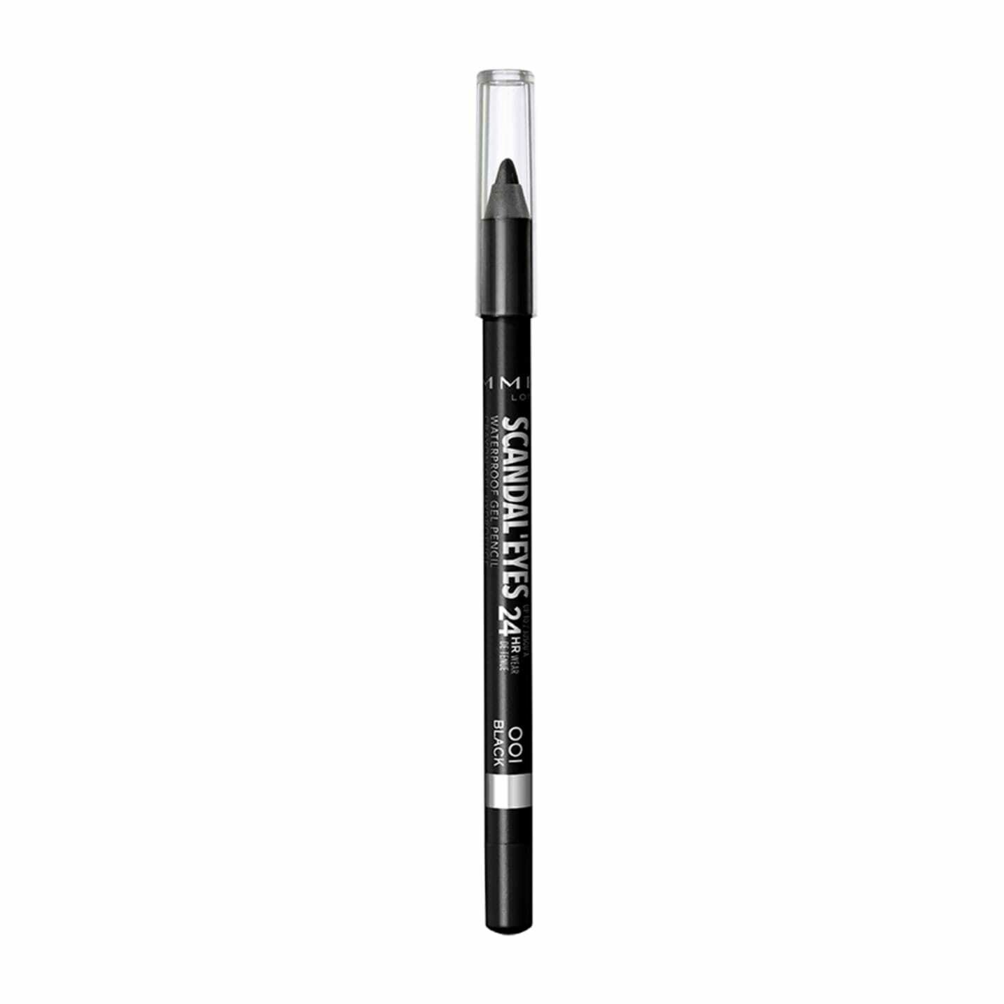 RIMMEL LONDON SCANDALEYES WATERPROOF GEL PENCIL -Black