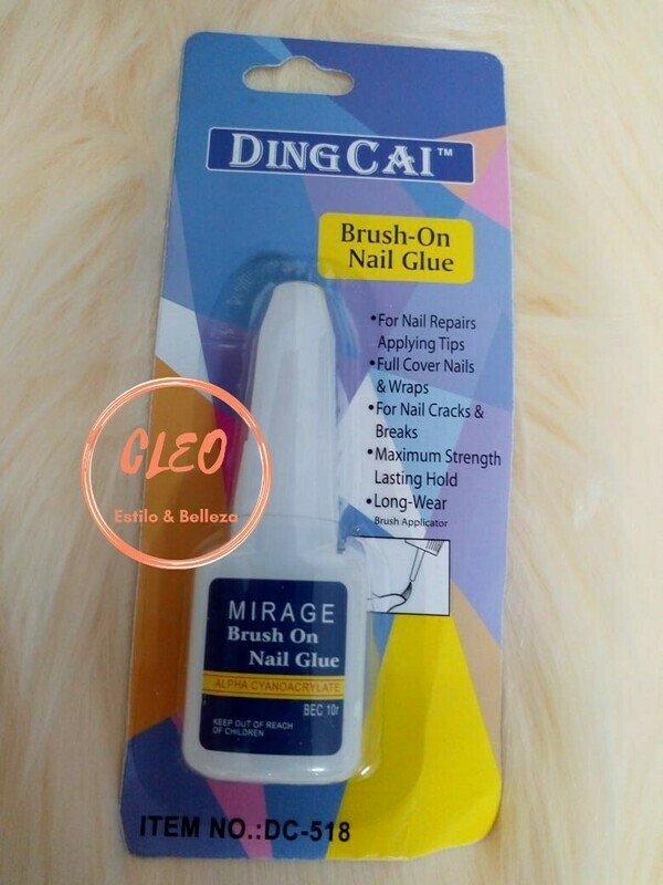 Pegamento Para Uñas Postizas Y Tips Con Pincel