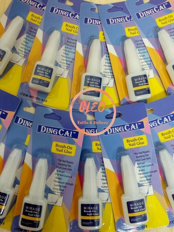 Pegamento Para Uñas Postizas Y Tips Con Pincel