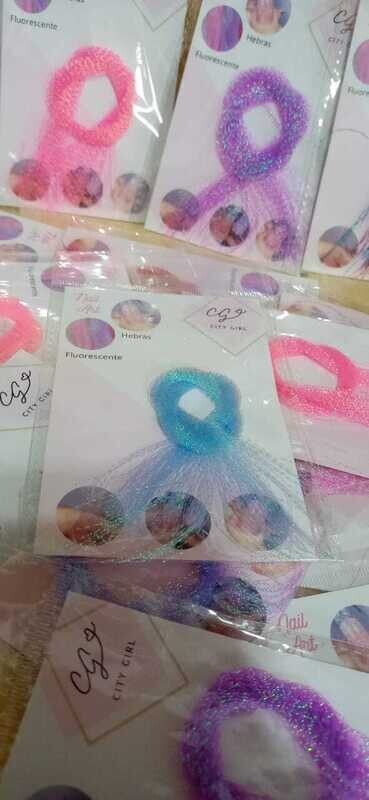 Hebras De Hilo Fluorescentes Para Decoración De Uñas Nail Art