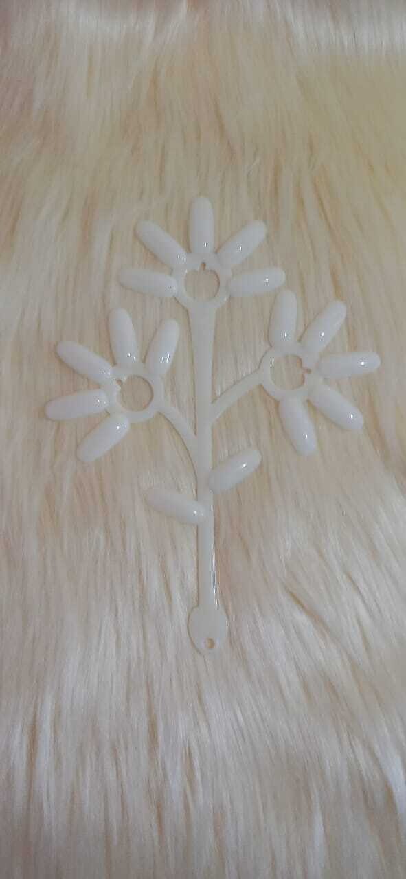 Muestrario En Flor Blanco/Transparente