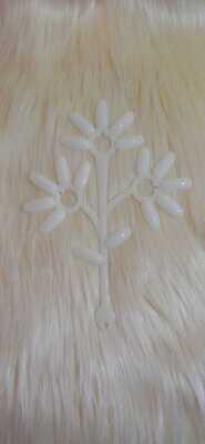 Muesteario En Flor Blanco/Transparente