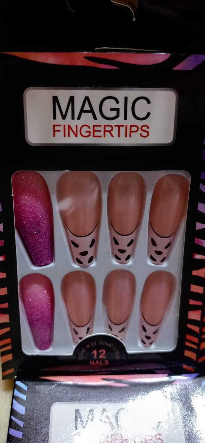 Uñas Postizas Animal Print