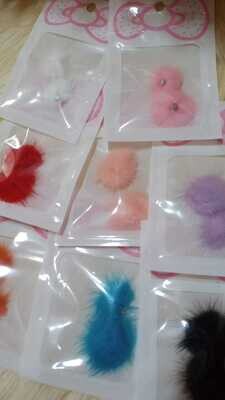 Deco Pompones por Par