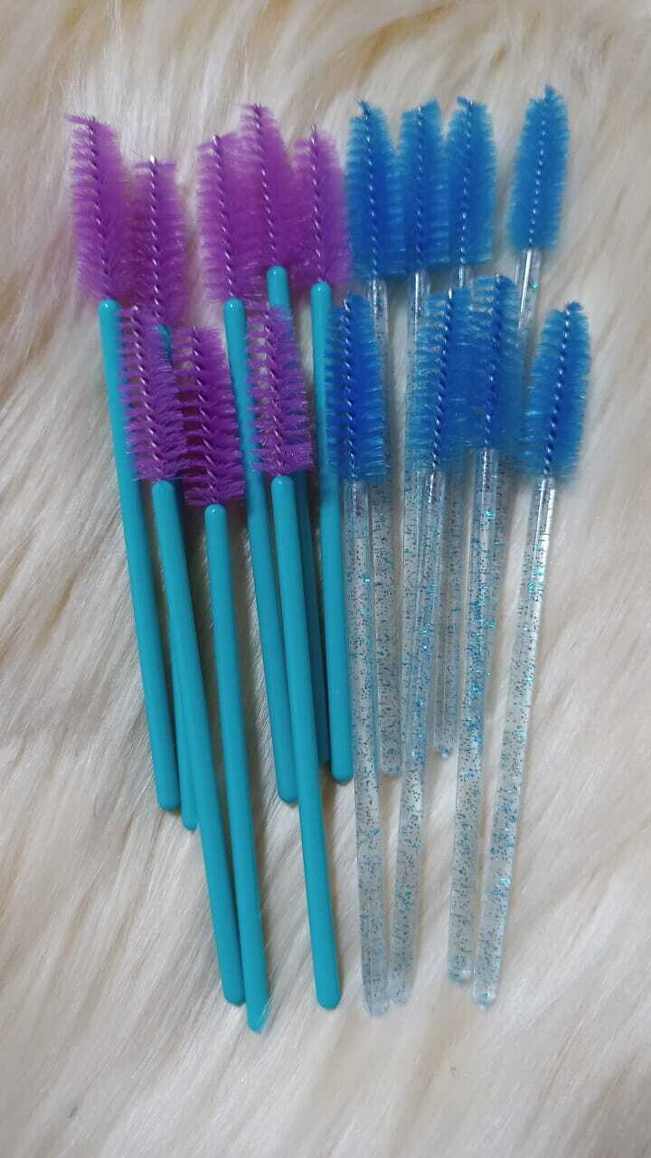 Cepillos Descartables para Extensión de Pestañas por Unidad