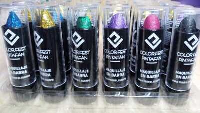 Glitter en barra para el cuerpo