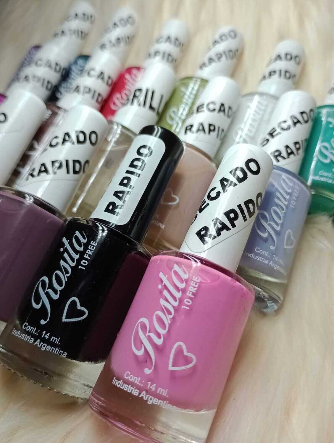 Esmalte Tradicional de Secado Rapido ROSITA
