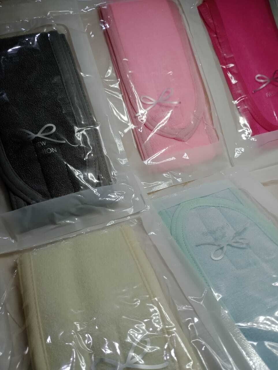 Vincha toalla para pestañas/maquillaje