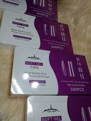 Tips Paris Night Soft Gel Cajax500u  (Cortos)