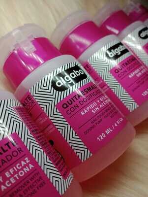 Quita Esmalte Con Dosificador Sin Acetona Algabo 120ml