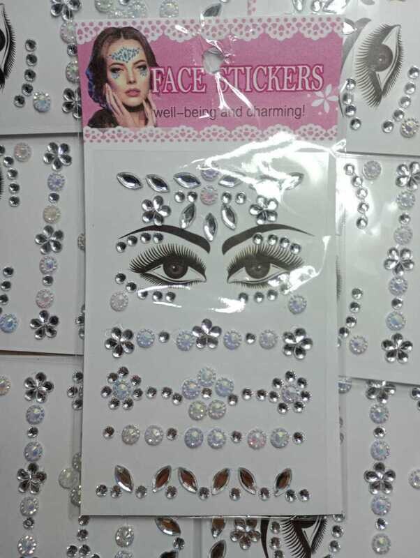 Strass para la cara