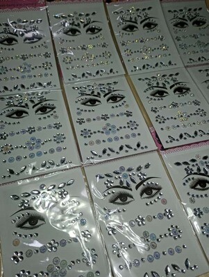 Strass para la cara