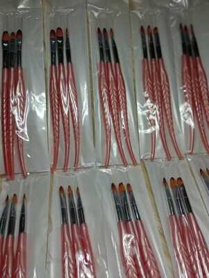 Set de pincel Pluma / Lengua de gato