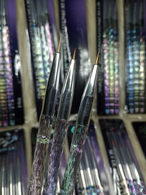 Set de Pinceles Liner/ Glitter