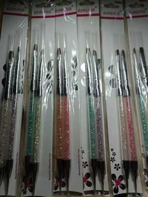Set de Pinceles Polygel x 2u + Dotting