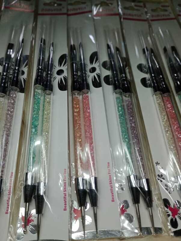 Set de Pinceles Polygel x 2u + Dotting