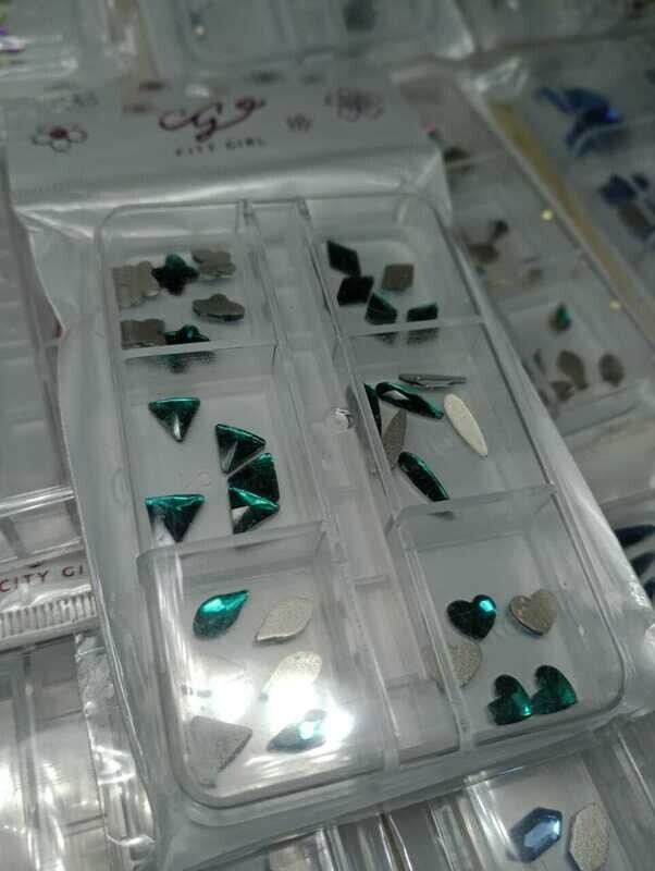 Apliques para Uñas Gemas City Girl