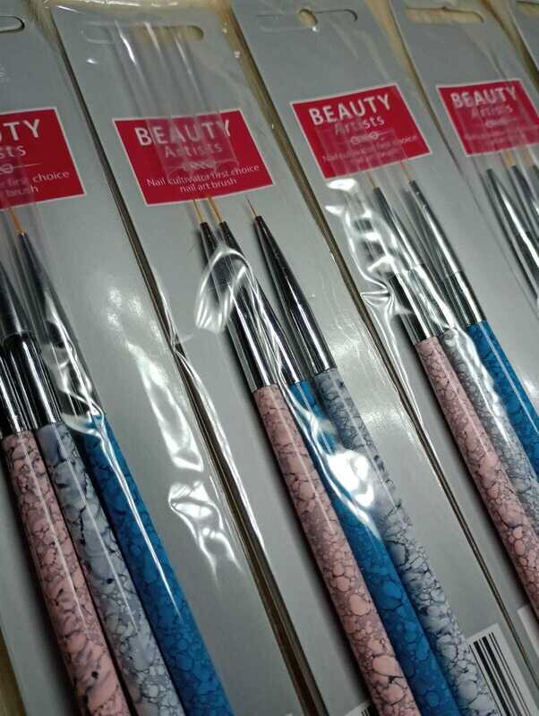 Set de Pinceles Liner Beauty x 3u