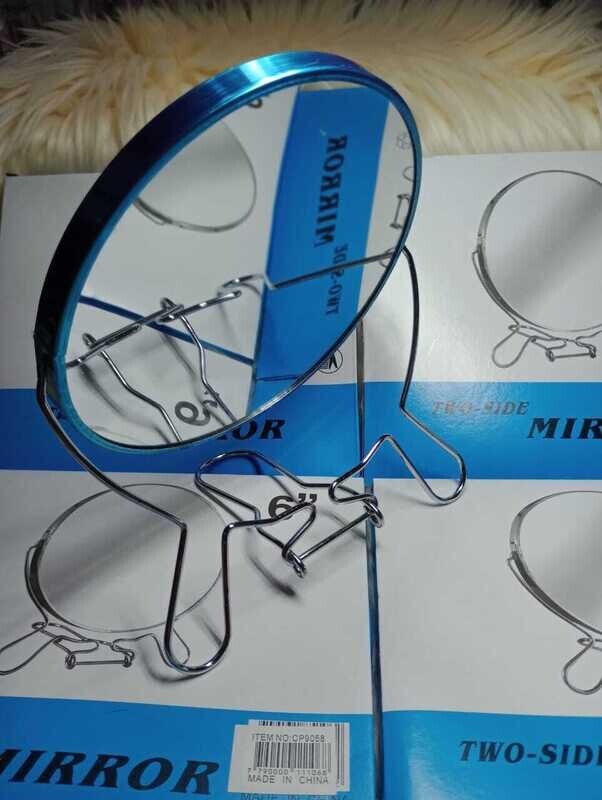 Espejo Metal Con Aumento  6&quot; (Medio)
