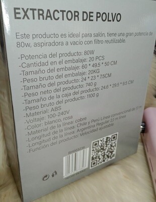 Extractor de Polvo Cherimoya 80W