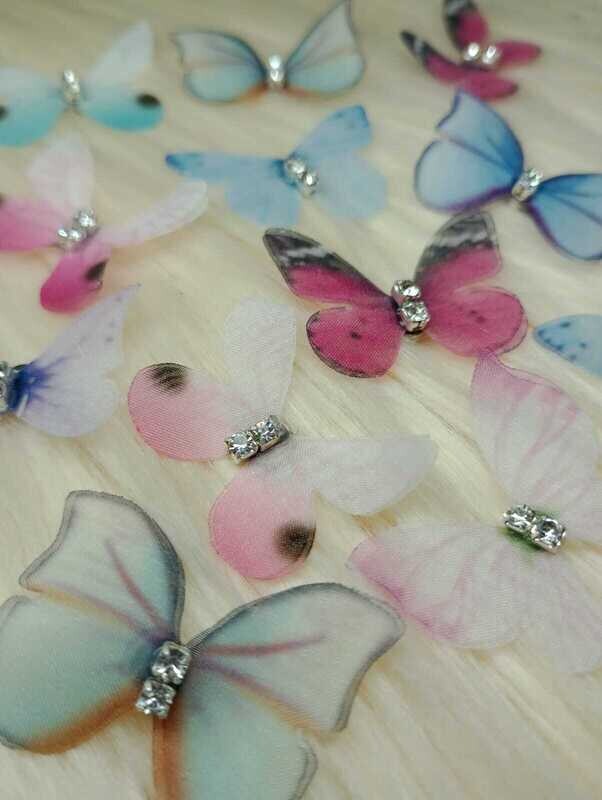 Apliques de Mariposa con Imán c/u