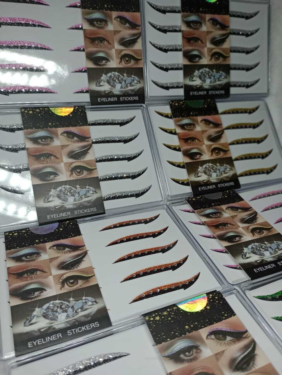 Stickers Delineadores Glitter