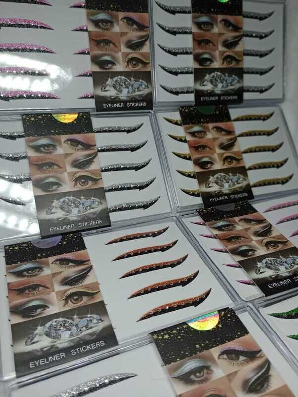 Stickers Delineadores Glitter