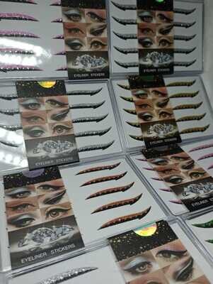 Stickers Delineadores Glitter