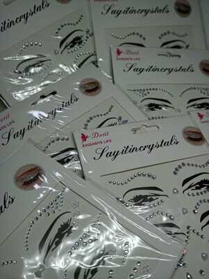 Strass para el rostro