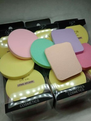Esponjas de Maquillaje x 6u
