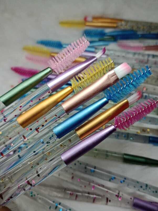 Brocha + Cepillito Doble para Cejas